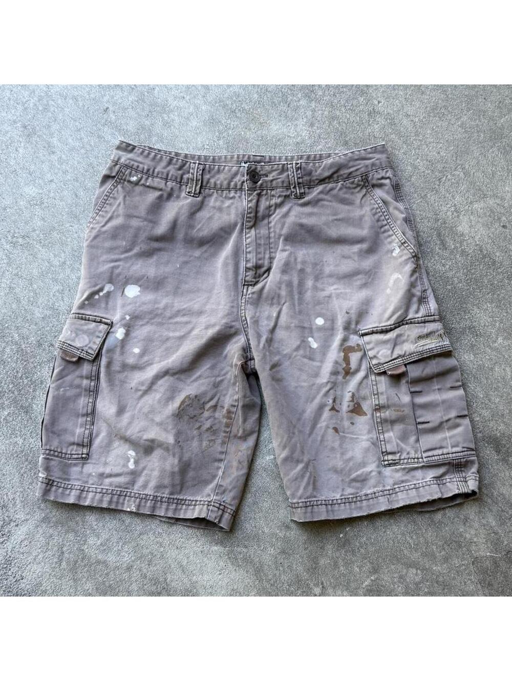 Y2K Quiksilver Brown Cargo jorts